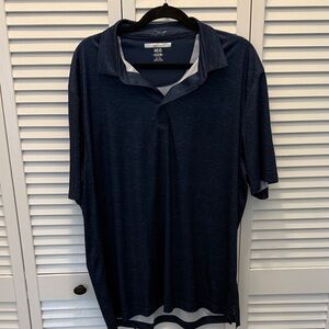 Greg Norman Men's Navy Blue Polo Shirt